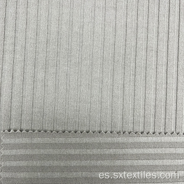 7x6 Cibra de costilla de tela de punto de punto Spandex de poliéster